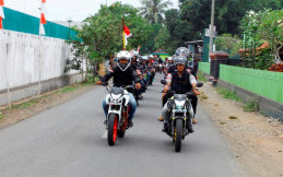 Sambut Kemerdekaan RI Ke-72, 1800 Bikers Honda Gelar Touring 