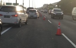 Jasa Marga Perpanjang Contraflow di Tol Japek Sejak Km 53 Arah Jakarta