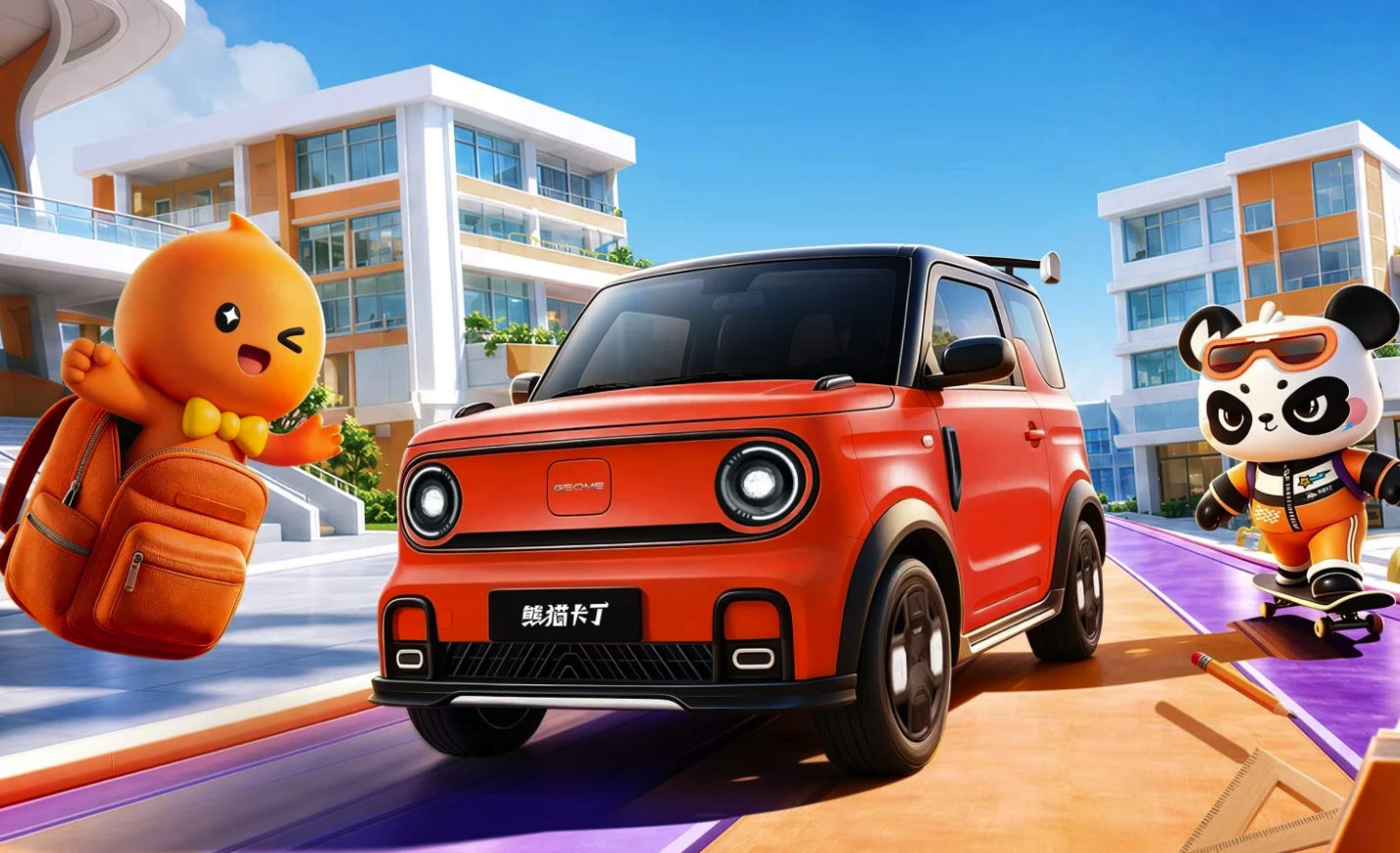 Geely Panda Mini Terbaru Bergaya Racing Dibanderol Cuma Rp90 Jutaan