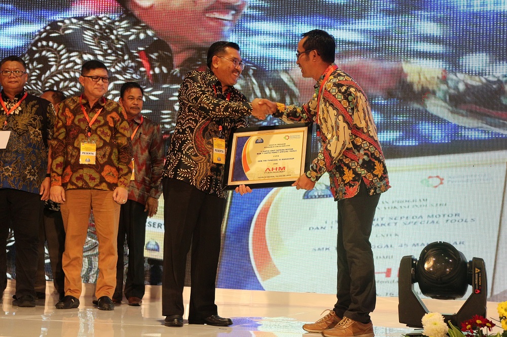 Tahun Baru, AHM Adakan Kerjasama Baru dengan SMK Sulawesi Selatan