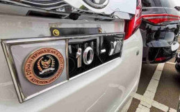 Anggota DPR Pakai Pelat Nomor Baru, Ini Bentuknya