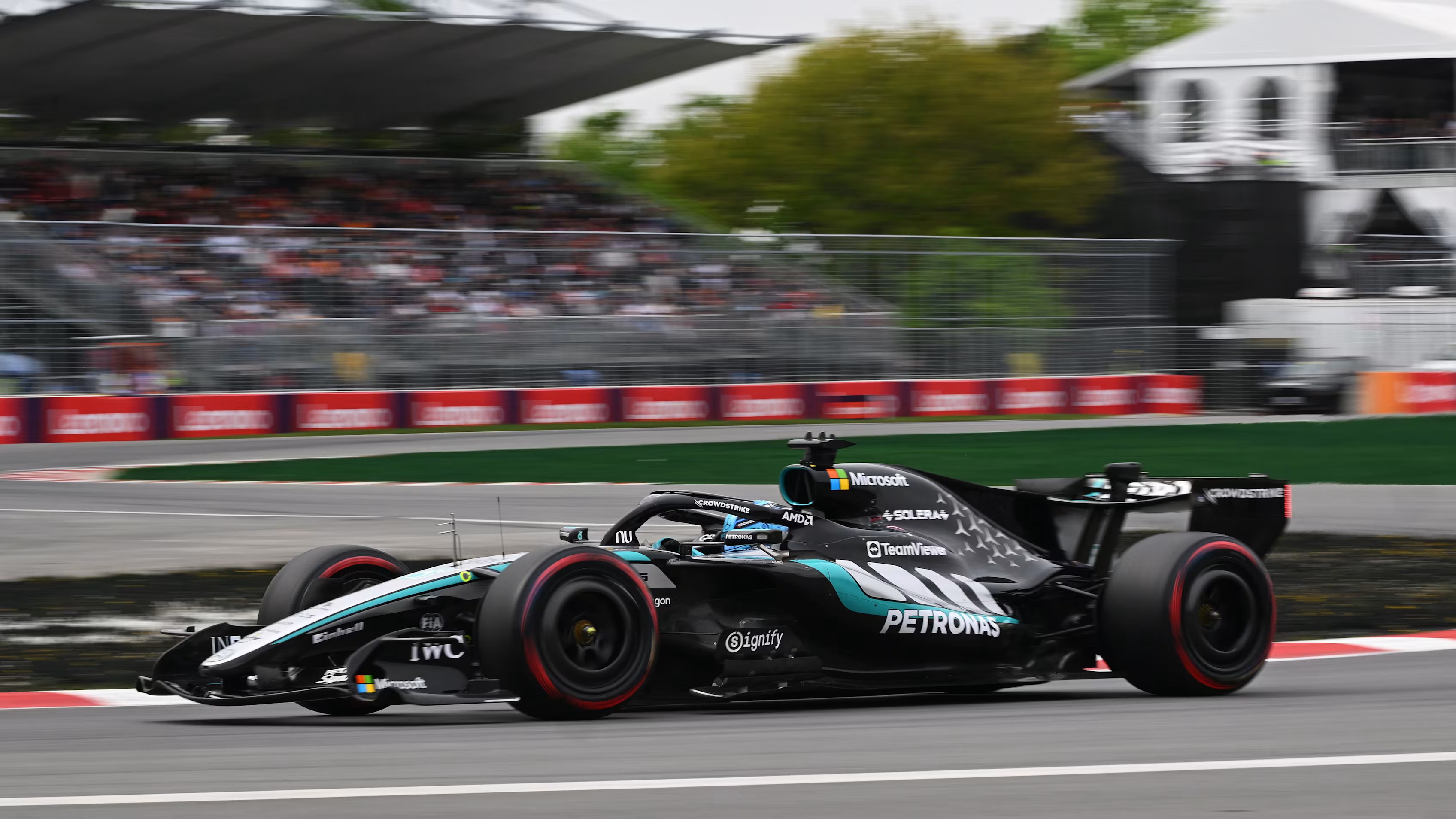 Mercedes-AMG Petronas Beri Penjelasan Penyebab George Russell Tersingkir di F1 Kanada