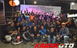Deklarasi GSX Indonesia Jurnalis Dihadiri Ratusan Bikers
