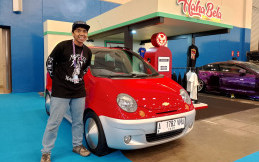 Modifikasi Chevrolet Spark Milik Komika Arif Brata Terinspirasi Series 'Welcome to Waikiki'