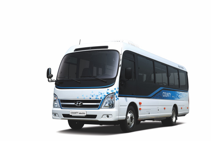 Spesifikasi Hyundai County Electric, Bus Listrik di Bali