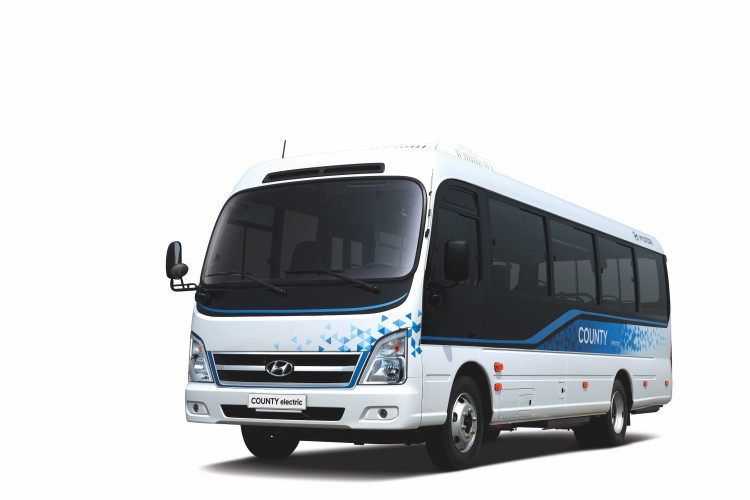 Spesifikasi Hyundai County Electric, Bus Listrik di Bali