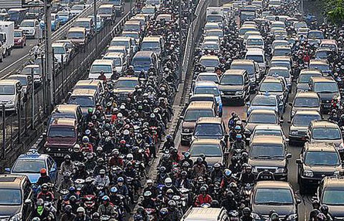 Jakarta Jadi Kota Paling Macet Ketiga di Dunia