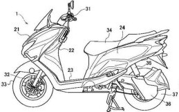 Sketsa Calon Skuter Listrik Suzuki Beredar