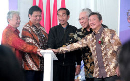 Jokowi Hadiri Pelepasan ke 1,5 Juta Ekspor Yamaha
