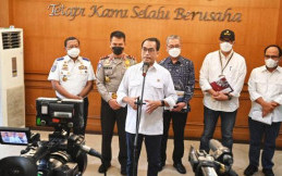 Kemenhub dan Korlantas Polri Gelar Simulasi Lalu Lintas Mudik Lebaran