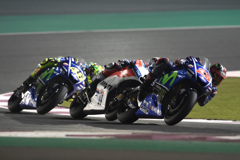 Hasil Race GP Qatar: Vinales Tercepat, Marquez Gagal Naik Podium