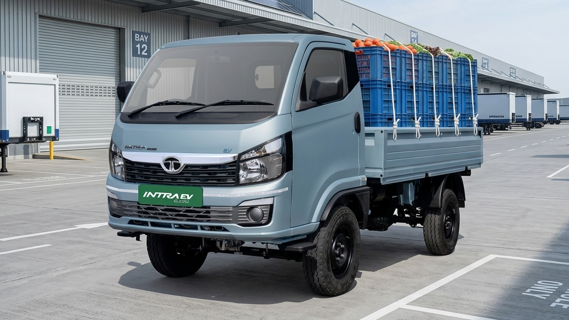 Hanya Rp 200 Jutaan Pikap Listrik Tata Intra EV Meluncur, Bisa Angkut Muatan 1,7 Ton