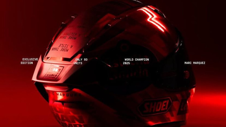 Helm Replika Juara MotoGP 2025 Marc Marquez Diproduksi Terbatas, Harganya Rp124 Jutaan