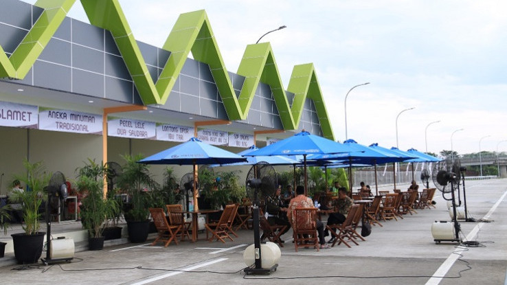 Wah, Libur Nataru Jadi Seru Rest Area Tol Trans Jawa Dipenuhi Jajanan UMKM