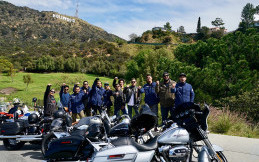 Builder Indonesia Riding di Landmark Populer Amerika