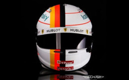 Sebastian Vettel Pakai Helm Khusus untuk Menghormati Michael Schumacher