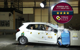 Kembaran Toyota Agya, Perodua Axia Baru Raih Bintang 5 ASEAN NCAP