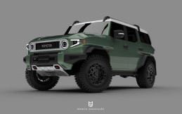 Wujud Model Terbaru Toyota FJ Cruiser Tertuang Dalam Gambar Rendering