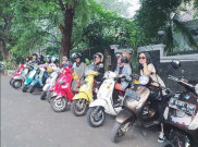 Ini Komunitas Scooter Bee, Anggotanya Wanita Cantik Semua