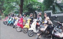 Ini Komunitas Scooter Bee, Anggotanya Wanita Cantik Semua