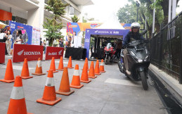 Wahana Honda Kampanyekan Safety Riding di Final Honda DBL 
