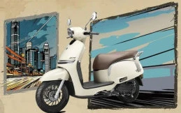 Yamaha Fuzzy 125 Resmi Meluncur, Skuter Retro Ini Punya Mesin Hybrid dan Fitur Canggih