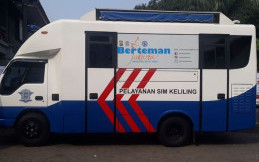 Lokasi Pelayanan SIM Keliling di Jakarta, Selasa (14/6)