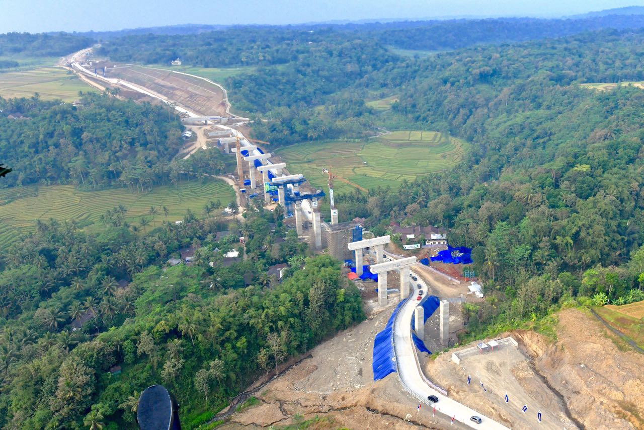 Jalur Pengalihan Fungsional di Jembatan Kali Kenteng Aman Dilalui