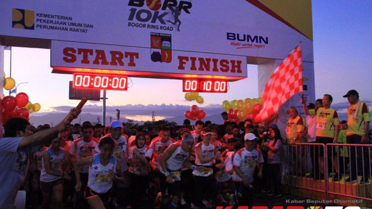 2.000 Orang Meriahkan Kompetisi Lari BORR 10K