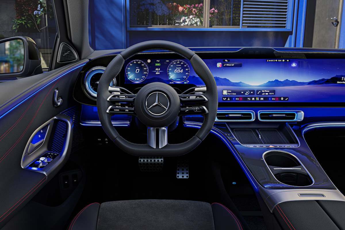 Mercedes-Benz C-Class Listrik Pertama Ungkap Kemewahan Digital