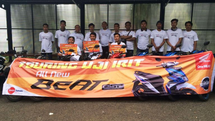 PT Daya Adicipta Motora Adakan Touring Uji Irit All New Honda BeAT eSP