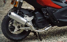 Pakai Knalpot Custom Kit by Katros, Honda ADV150 Tambah Keren