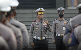 Korlantas Cek Kesiapan Operasi Lilin 2022 di Perbatasan Jateng dan Jabar