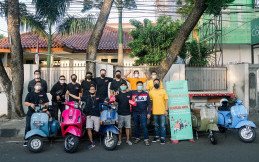 Mocaves Gandeng Hahahihi Scooterist Bantu Masyarakat Tangerang di Tengah PPKM