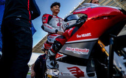 Cedera Tangan dan Adaptasi Ban Baru Menyulitkan Arbi di Balap JuniorGP 2024 Portugal