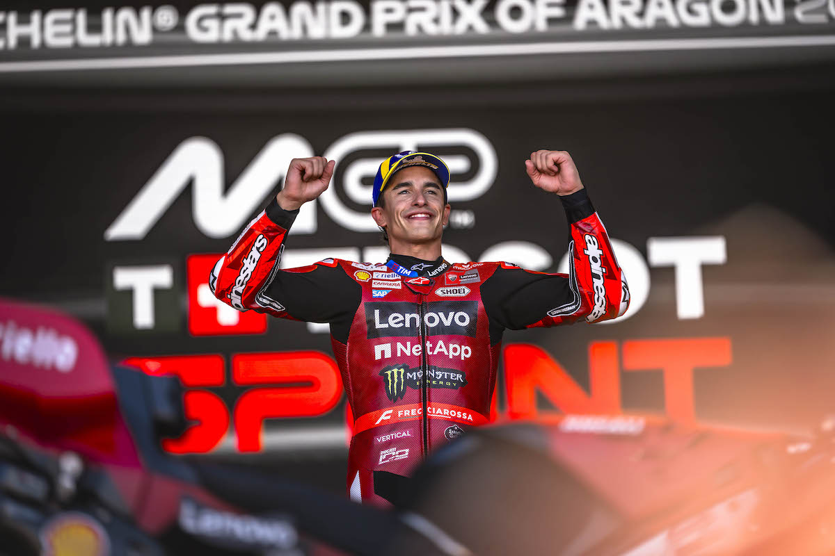 Hasil Sprint Race MotoGP Aragon 2026: Marquez Bersaudara Mendominasi