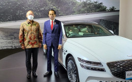 Jokowi Tunjuk Genesis G80 jadi Mobil VIP KTT G20 di Bali Tahun Depan