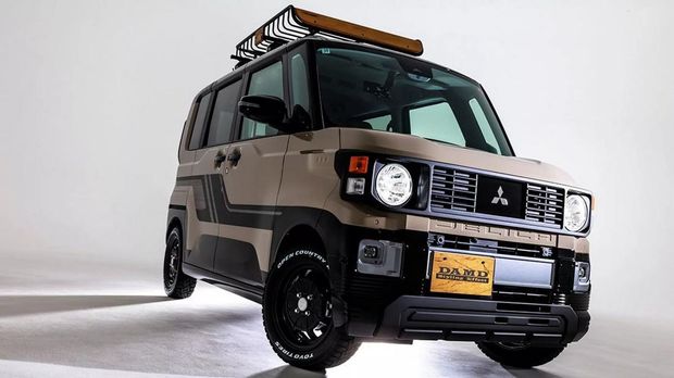 Modifikasi Mitsubishi Delica Mini, SUV Off-road Bergaya Retro