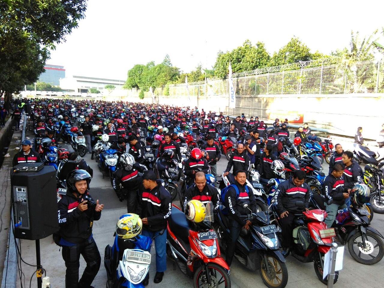 Libatkan Ribuan Bikers, Suzuki Gelar Turing Kebersamaan 