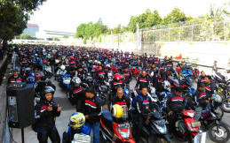 Libatkan Ribuan Bikers, Suzuki Gelar Turing Kebersamaan 
