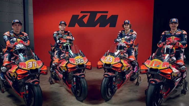 Red Bull KTM Luncurkan Livery Motor dan Jajaran Pembalap di MotoGP 2026
