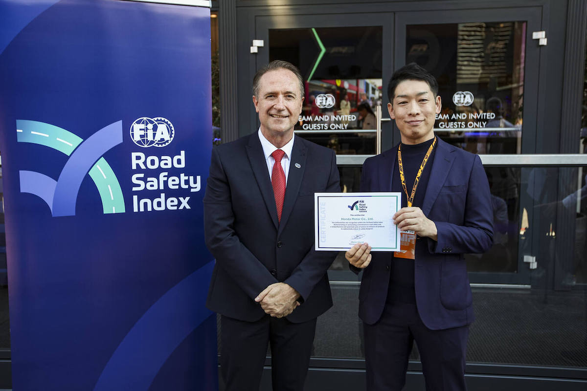 Honda Jadi Perusahaan Pertama Raih Bintang 5 FIA Road Safety Index