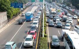 Catat, Uji Coba Ubahan Lajur Contra Flow di Tol Jakarta-Tanggerang Berlaku Besok