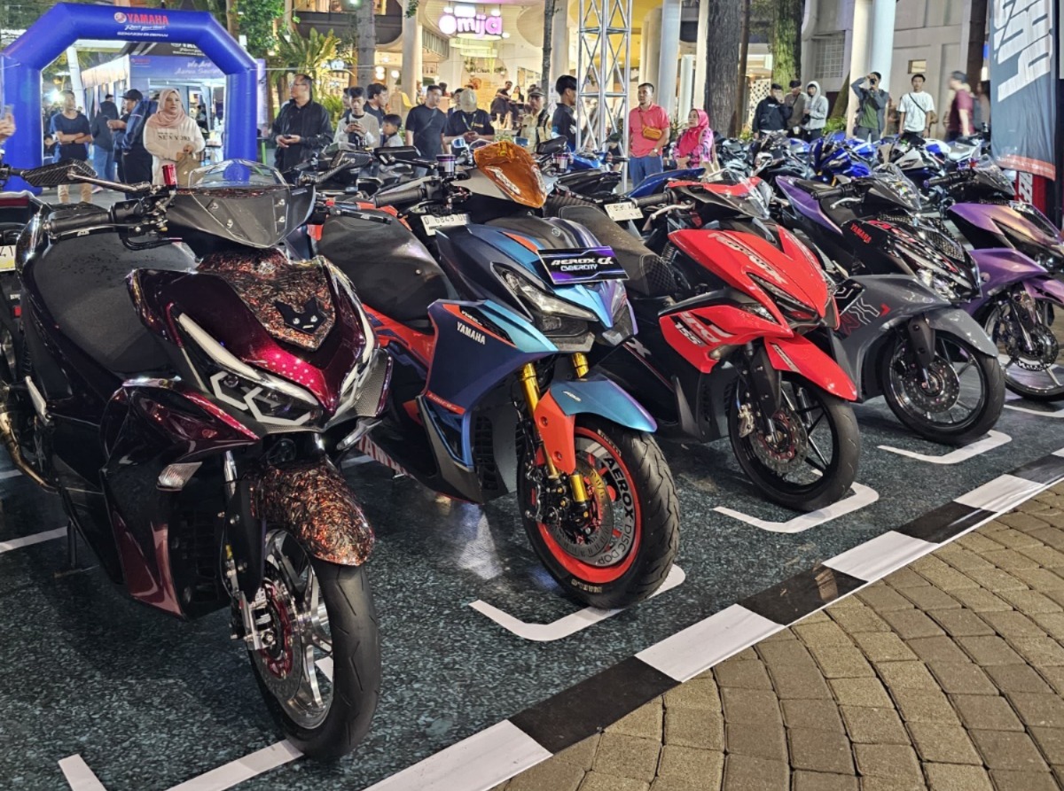 Ratusan Bikers Pecinta Aerox di Bandung Ramaikan Event Khusus Mereka