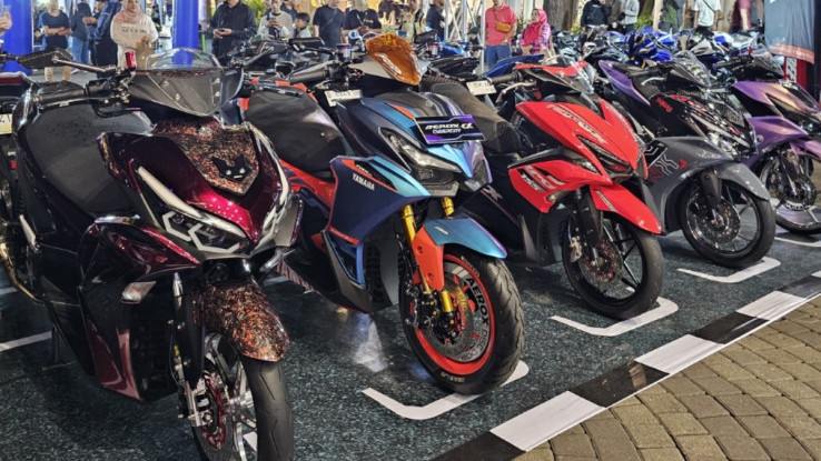 Ratusan Bikers Pecinta Aerox di Bandung Ramaikan Event Khusus Mereka