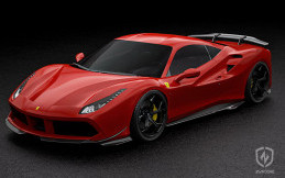 Body Kit Zacoe Khusus Ferrari 488 GTB, Inspirasi Cerita Novel