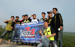 Komunitas Yamaha N-Max series Menjelajahi Tempat Wisata di Lampung