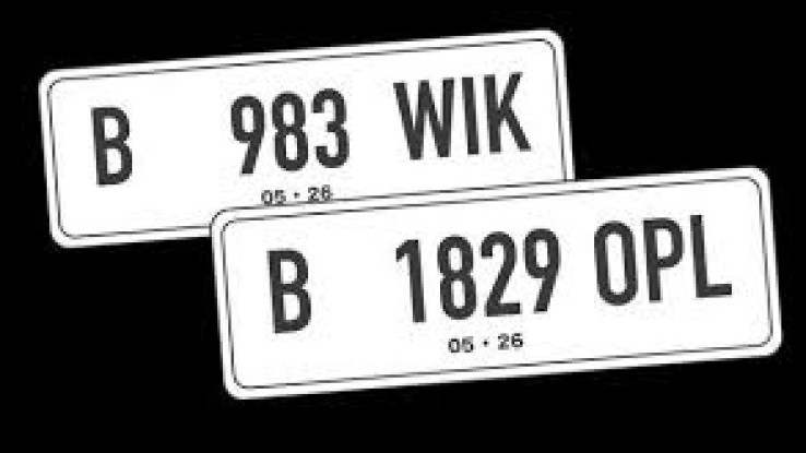 Segini Biaya Ganti Pelat Nomor Cantik Kendaraan