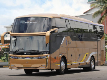 Bikin Penumpang Nyaman, Bus Baru PO TAM Pakai Bodi Skylander R25 Skyseat