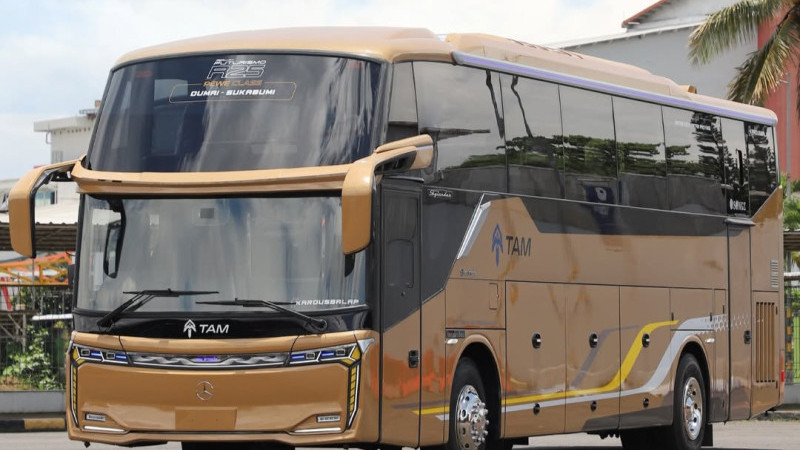 Bikin Penumpang Nyaman, Bus Baru PO TAM Pakai Bodi SKylander R25 ...